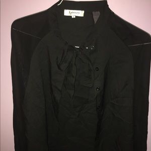 Bottom Down with Pussycat Bow Tie